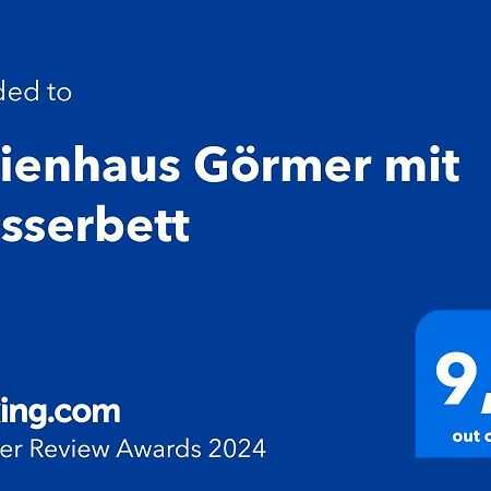 Ferienhaus Goermer Mit Wasserbett Schmölln Esterno foto